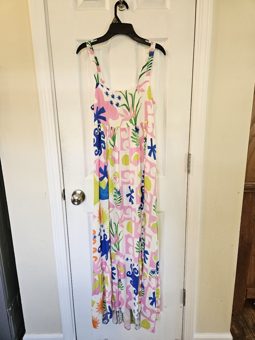 Paper Heart Flowy Colorful Maxi Dress